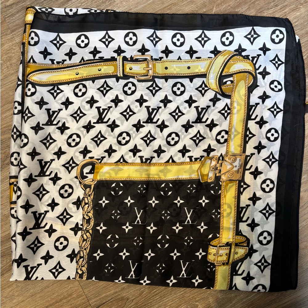 Louis Vuitton Monogram Silk Scarf